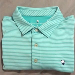 Southern Shirt Co. Seafoam Green Performance Polo
